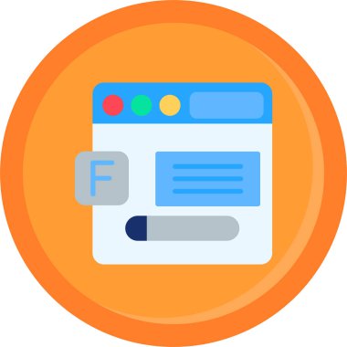 Kredi kartıyla. Web simgesi vektör illüstrasyonu