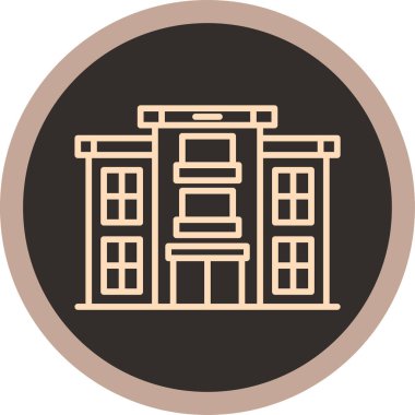 Yapı simgesinin vektör illüstrasyonu