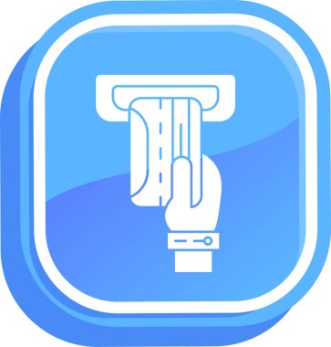 Modern b 'nin vektör illüstrasyonu eksik simgesi