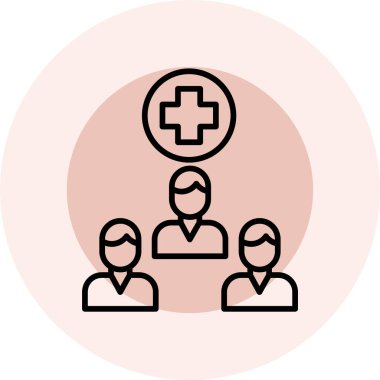 İnsan simgesinin vektör illüstrasyonu