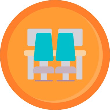 Otobüs. Web simgesi basit illüstrasyon