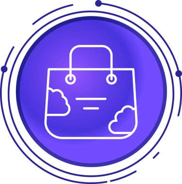 Basit vektör simgesi, nesnelerin illüstrasyonu