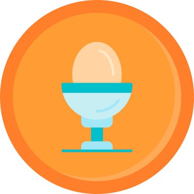 Paskalya yumurtaları renkli vektör simgesi