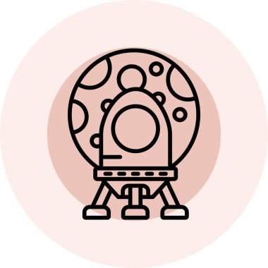 robot ikon vektör illüstrasyonu