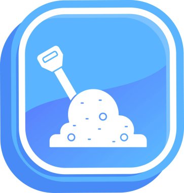 Kova. Web simgesi basit illüstrasyon