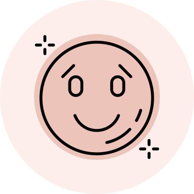 Yüz simgesi vektör illüstrasyonu