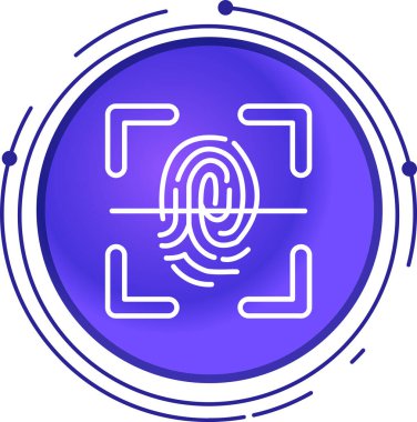 Çip simgesi vektör illüstrasyonu