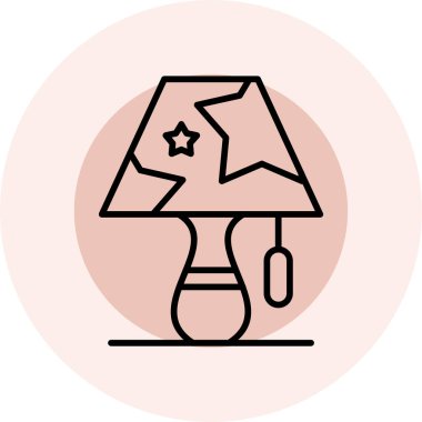 Lamba simgesinin vektör illüstrasyonu