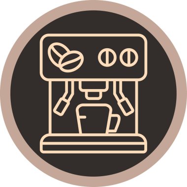 Robot simgesi, vektör illüstrasyonu basit tasarım