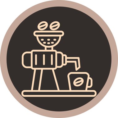 Kahve makinesi. Basit tasarım