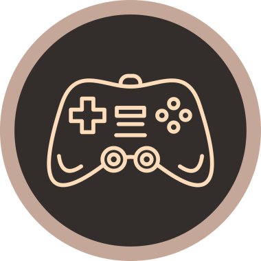 joystick simgesi, vektör illüstrasyonu basit tasarım