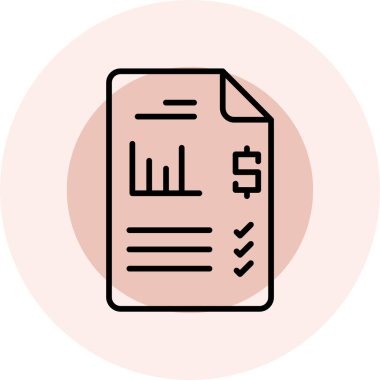 dosya belgesi vektör illüstrasyonu