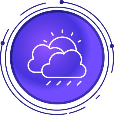 Hava simgesinin vektör illüstrasyonu