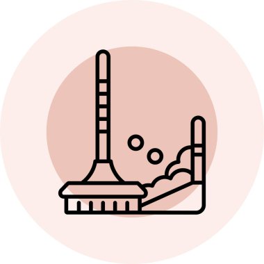 Modern bir simgenin vektör illüstrasyonu