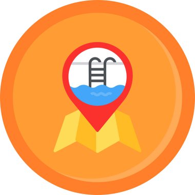 harita konum vektör illüstrasyonu