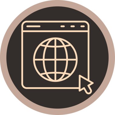 seo modern simgesinin vektör illüstrasyonu