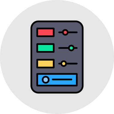 veri simgesi vektör illüstrasyonu