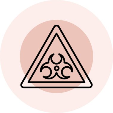 Tehlike işareti vektör illüstrasyonu