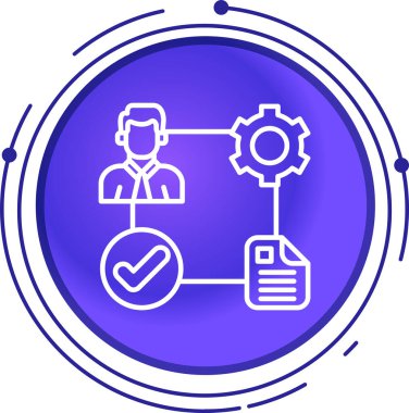 Kontrol listesi simgesi tasarım vektörü