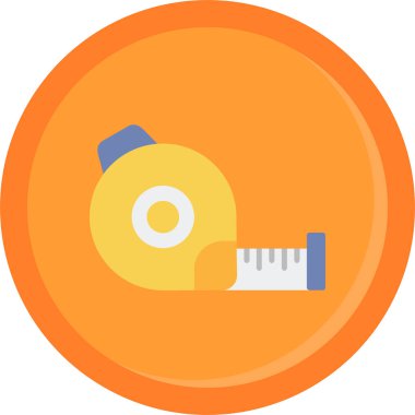 Ölçüm bandının vektör illüstrasyonu