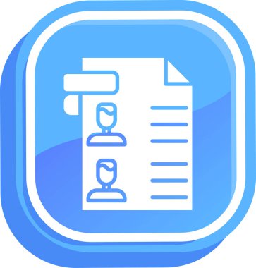 İnsan simgesinin vektör illüstrasyonu