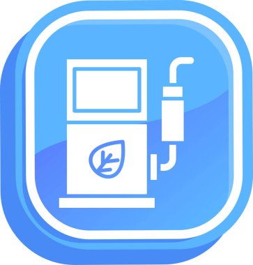 araba yakıtı simgesi, vektör illüstrasyonu