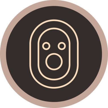 Bir kadın simgesinin vektör illüstrasyonu