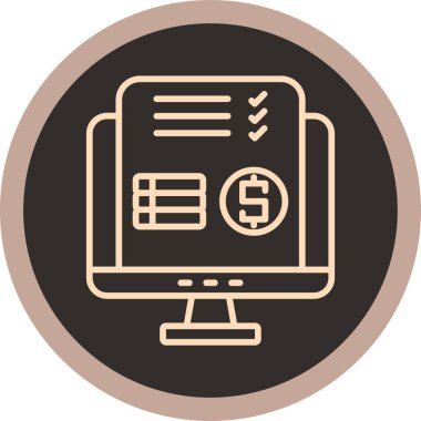 Modern dizüstü bilgisayar simgesinin vektör illüstrasyonu