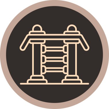 Modern b 'nin vektör illüstrasyonu simge unsurundan yoksun