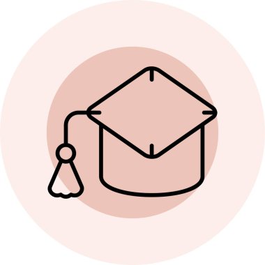 mezuniyet kapsülü vektör illüstrasyonu