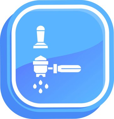 Mavi ve beyaz arkaplanın vektör çizimi