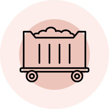 Kargo. Web simgesi basit tasarım