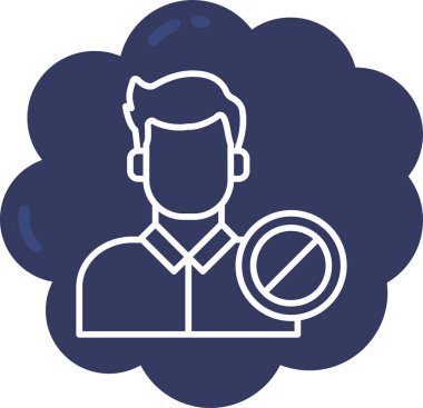 man simgesi vektör illüstrasyonu