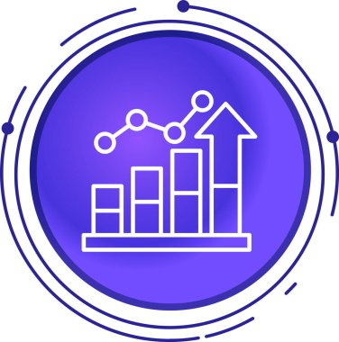 grafik ikonu vektör illüstrasyonu