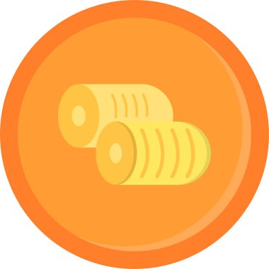 yiyecek web simgesi basit illüstrasyon