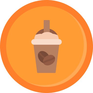 Kahve fincanı. Basit resimleme