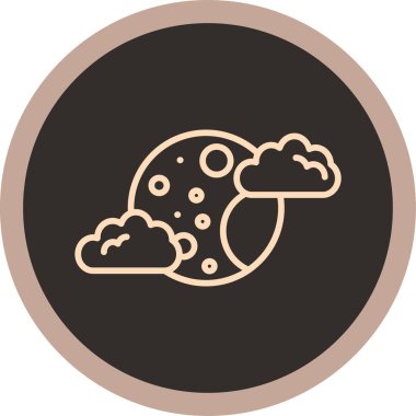 Bir simgenin vektör illüstrasyonu