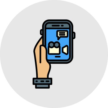 cep telefonu vektör simgesi