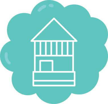 Ev. Web simgesi basit tasarım