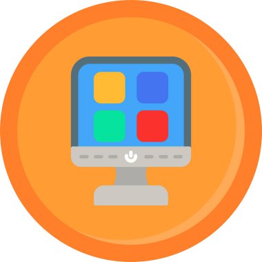 ağ web simgesi, basit vektör illüstrasyonu