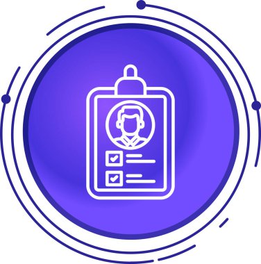 beyaz arkaplanda izole edilmiş klinik kayıt simgesine sahip çizgi panosu. Sağlık sigortası formu. rapor simgesini kontrol et. Rapor ver. Renkli özet kavramı.