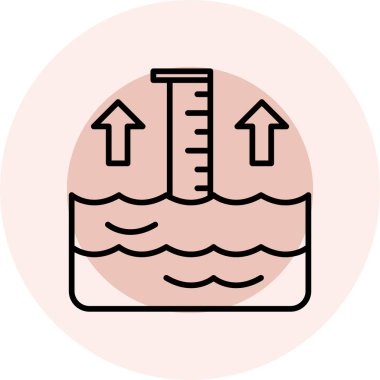 Su damlası. Basit resimleme