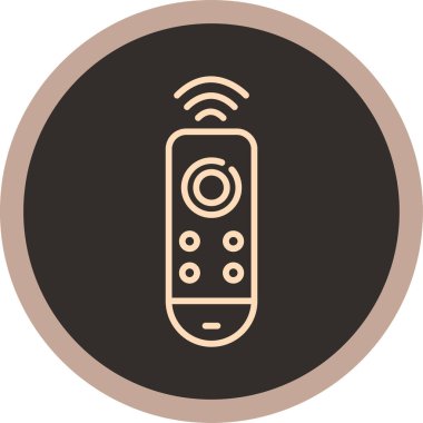 Uzaktan kumanda simge vektör çizim