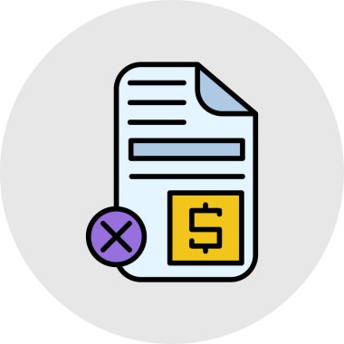 sözleşme ikonu vektör illüstrasyonu