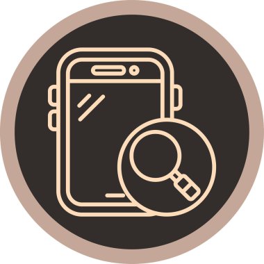 cep telefonu ikonu vektör illüstrasyonu