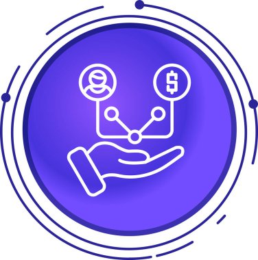 iş konsepti, paranın vektör illüstrasyonu