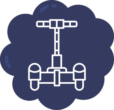 Uçak. Basit illüstrasyon