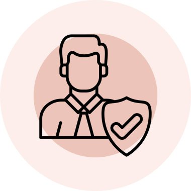 İş ve finans simgesinin vektör illüstrasyonu