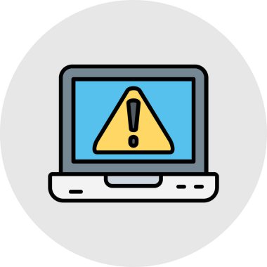 Şeffaf bir arkaplanda uyarı vektör çizimi. Birinci kalite semboller. kavram ve grafik tasarımı için vektör çizgisi düz simgesi.