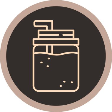 Modern simgenin vektör illüstrasyonu